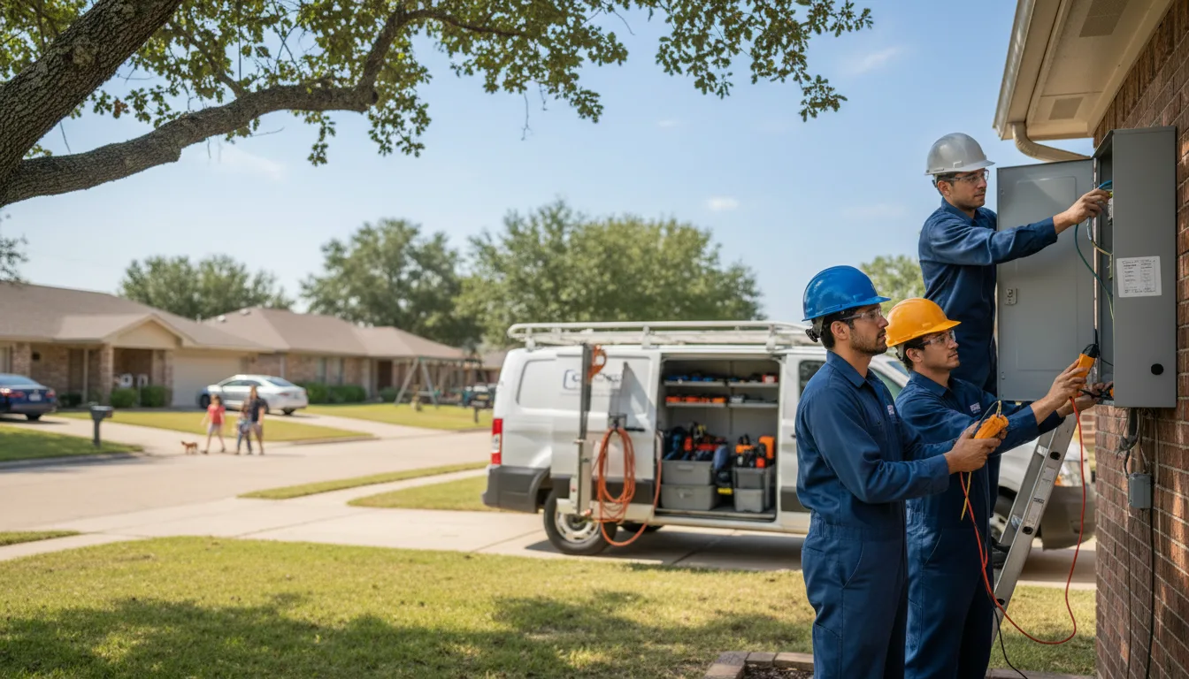 Certified electrician providing emergency electrical services in Mansfield, LA